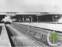 Antigua foto de la estación del ferrocarril de la ciudad de Banfield - Imagens de la Estacion de Banfield de 1925 - Fotos e imagenes antiguas de Banfield
