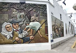 "El Municipio está restaurando murales históricos de Lomas y Banfield" - 27/12/2011